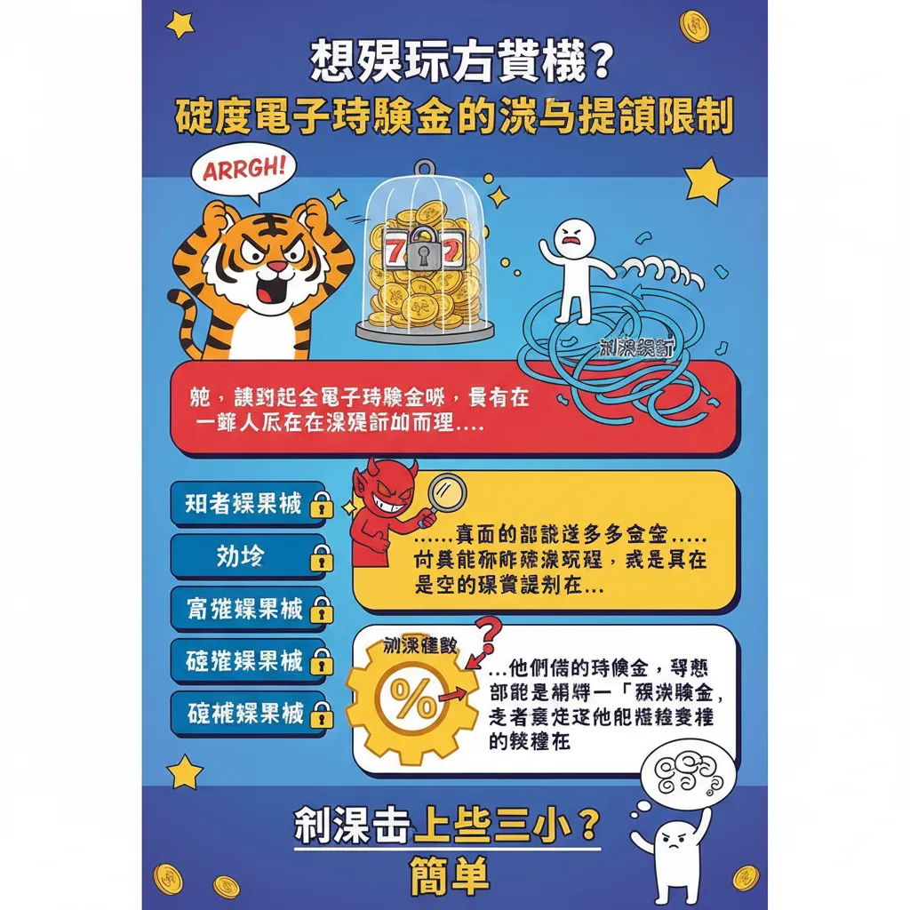 想爽玩老虎機？破解電子體驗金的流水與提領限制