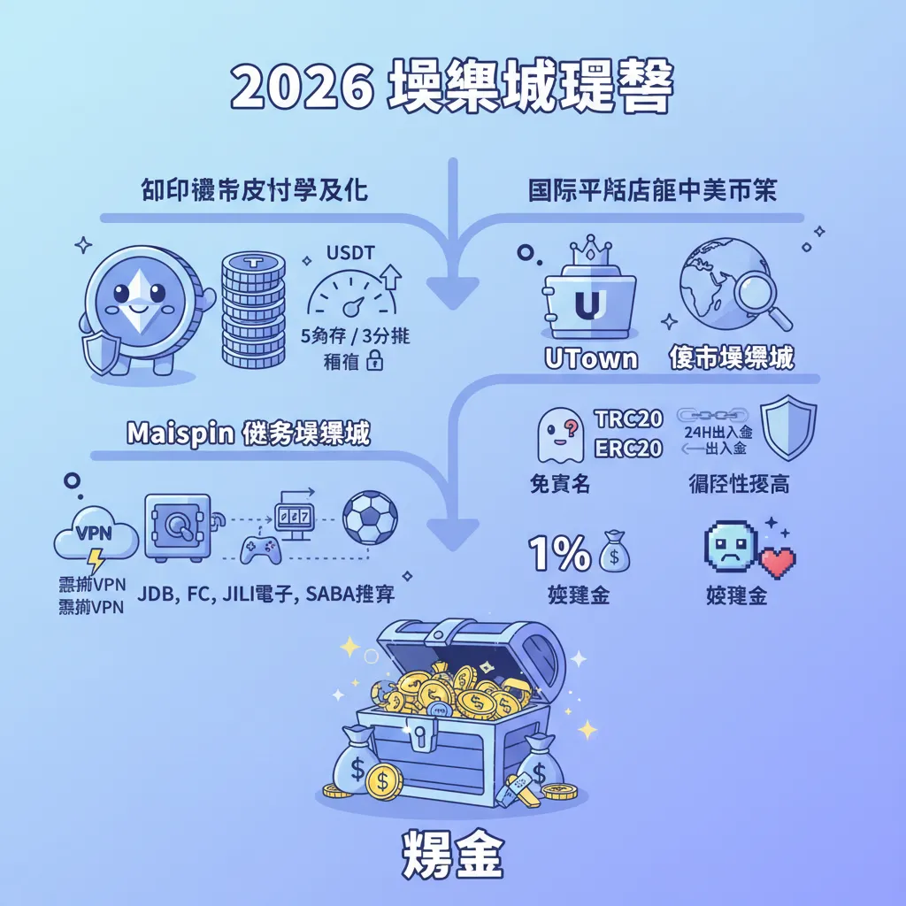 2026年娛樂城遊戲趨勢：加密貨幣支付與國際平臺崛起