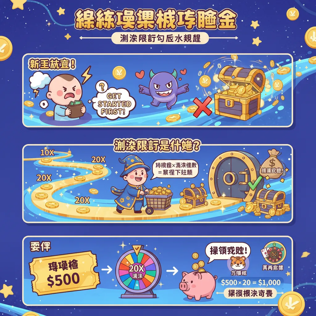 線上娛樂城體驗金的流水限制與返水規則，玩家該注意的細節